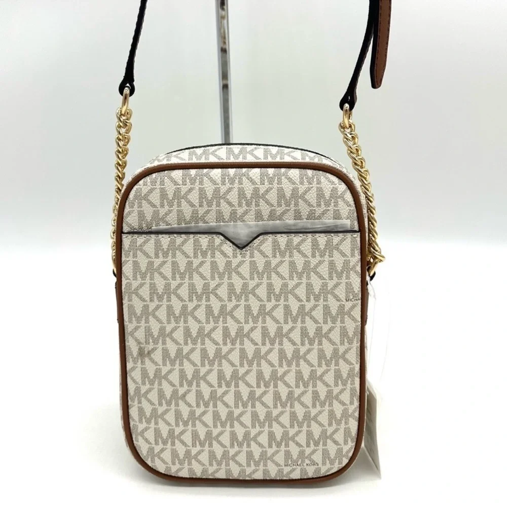 Michael Kors Medium NS Chain Xbody Bag Vanilla